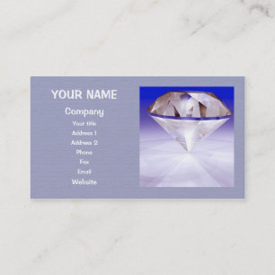 Funkelnder Diamant Visitenkarte