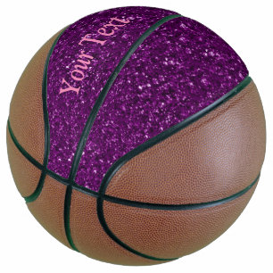 funkelnder Glitzer Basketball