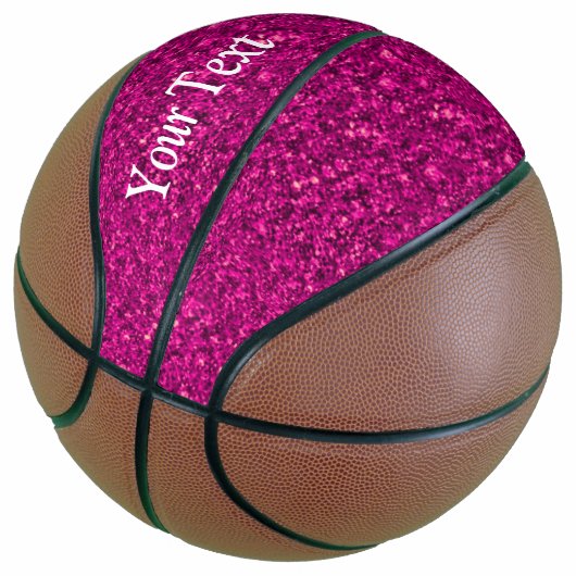funkelnder Glitzer Basketball (angewinkelt)