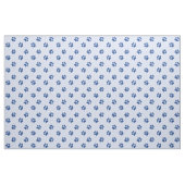funkelnder Katzentatzendruck - Blau Stoff (Yard (91,4 cm))