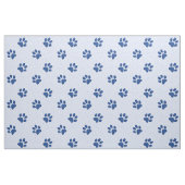 funkelnder Katzentatzendruck - Blau Stoff (Fat Quarter (45,7 x 55,9 cm))