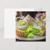 Funkelnder Kristall Key Lime Pie Leer (Vorne/Hinten)