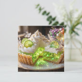 Funkelnder Kristall Key Lime Pie Leer (Stehend Vorderseite)