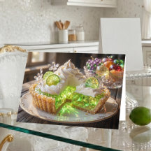 Funkelnder Kristall-Schlüssel Lime Pie Ich denke a