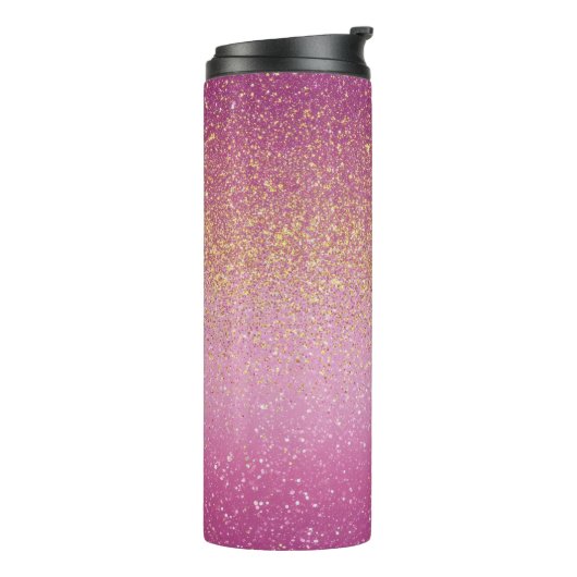 Funkelnder Ombre-Muster Thermosbecher (Nach links gedreht)