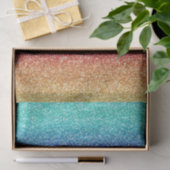 Funkelnder Regenbogen-Verlauf Glitter Seidenpapier (Geschenk)