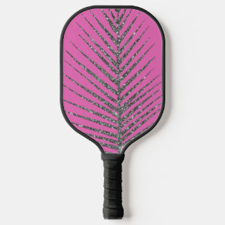 funkelnder rosa Glitzer Pickleball Schläger