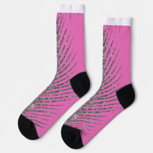 funkelnder rosa Glitzer Socken
