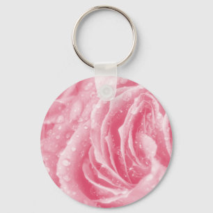 funkelnder rosa Schlüsselanhänger