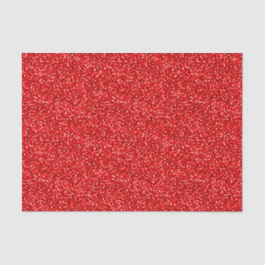 Funkelnder roter Glitzer Seidenpapier (Vorderseite)