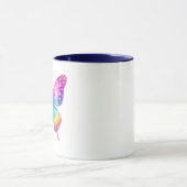 Funkelnder Schmetterling Tasse (Zentrum)