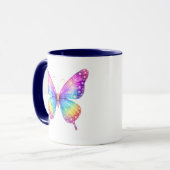 Funkelnder Schmetterling Tasse (Vorderseite Links)