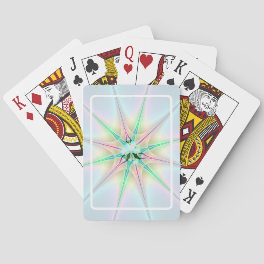 Funkelnder Stern Spielkarten (Rückseite)