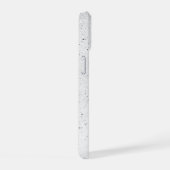 funkelnder weißer Sand iPhone 15 Hülle (Rechte Seite)