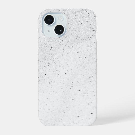 funkelnder weißer Sand iPhone 15 Hülle (Rückseite)