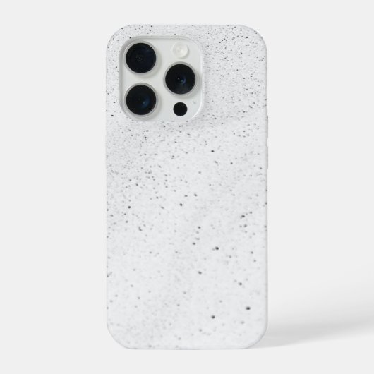Funkelnder weißer Sand iPhone Hülle (Rückseite)