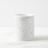 Funkelnder weißer Sand Kaffeetasse (Mittel)