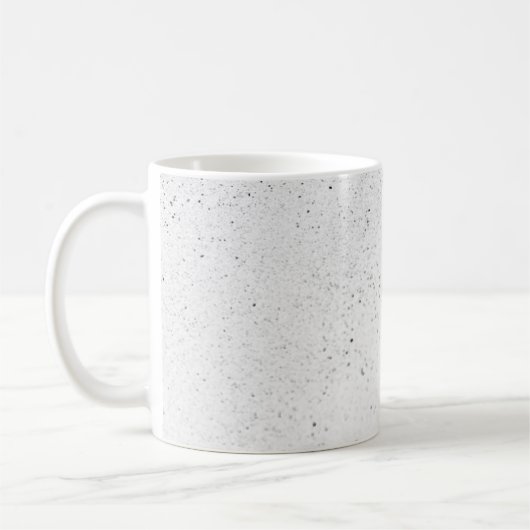 Funkelnder weißer Sand Kaffeetasse (Links)