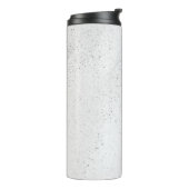 funkelnder weißer Sand Thermosbecher (Nach links gedreht)
