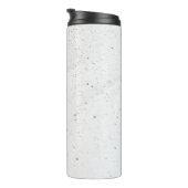 funkelnder weißer Sand Thermosbecher (Nach rechts gedreht)