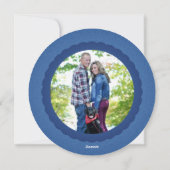 Funkelnder Weltfrieden Feiertagskarte (Rückseite)