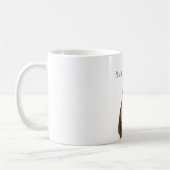 Funkelndes blondes Mädchen Weihnachten Neujahr Kaffeetasse (Links)
