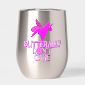 Funkelndes Einhorn Glitter Pegasus ist egal (Rückseite)