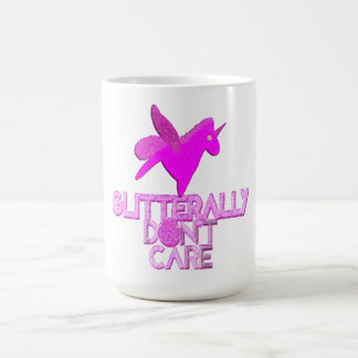 Funkelndes Einhorn Glitter Pegasus ist egal Kaffeetasse