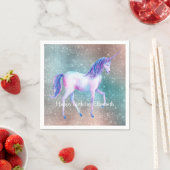 Funkelndes Einhorn Serviette (Beispiel)