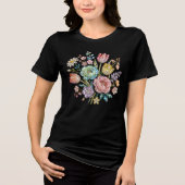 Funkelndes Frühlingsbouquet Tri-Blend Shirt (Vorderseite)