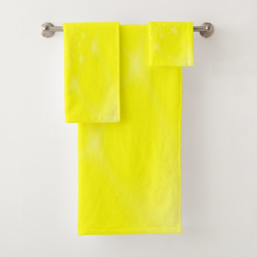 Funkelndes Gelb Badhandtuch Set (Insitu)