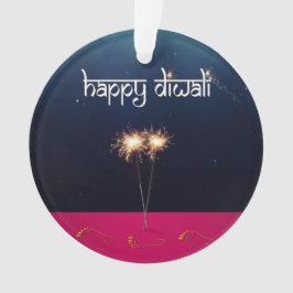 Funkelndes glückliches Diwali - Verzierung Ornament