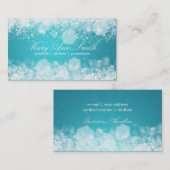 Funkelndes Nachtblaues berufliches Visitenkarte (Vorne/Hinten)