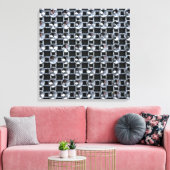 Funkelndes Netz Leinwanddruck (Insitu (Wohnzimmer))