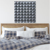 Funkelndes Netz Leinwanddruck (Insitu (Schlafzimmer))