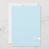 Funkelndes neues Baby-Schlückchen und sehen Einladung (Rückseite)