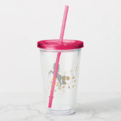 Funkelndes Pferd Acryltrinkbecher (Rückseite)