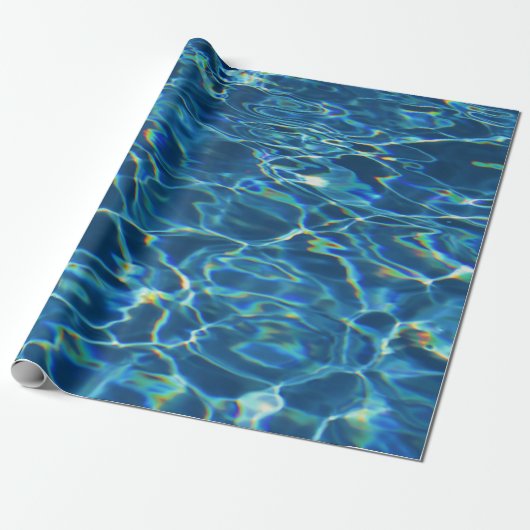 Funkelndes Pool-Wasser-Packpapier Geschenkpapier (Ungerollt)