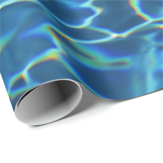 Funkelndes Pool-Wasser-Packpapier Geschenkpapier (Rolleneckpunkt)