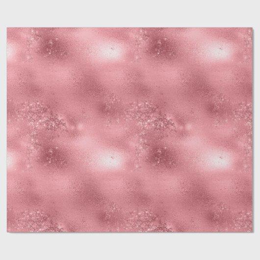 Funkelndes Rosa Geschenkpapier (Flach)