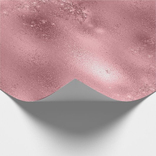 Funkelndes Rosa Geschenkpapier (Ecke)