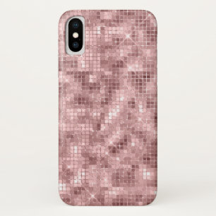 Funkelndes Roségold Rosa Luxus Glitzer Case-Mate iPhone Hülle