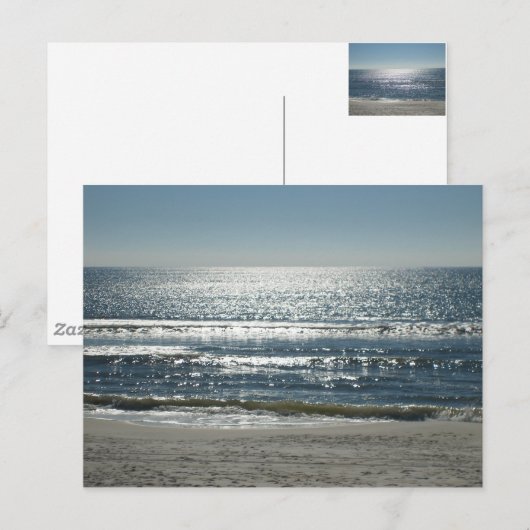 Funkelndes Wasser Postkarte (Vorne/Hinten)