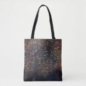 Funkelndes Wasserfarben-Erdenes Rustikales Moderne Tasche (Vorderseite)
