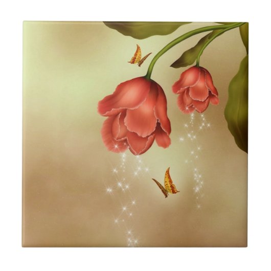 FunkelnRosen Fliese (Vorderseite)