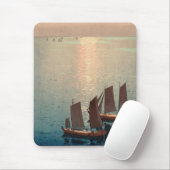 Funkelnseejapaner Woodblock Hiroshi-Yoshidas Mousepad (Mit Mouse)