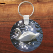 Funkelschwan-Schlüsselanhänger Schlüsselanhänger (Vorderseite)