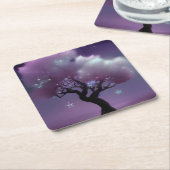 Funkelwolke Rechteckiger Pappuntersetzer (angewinkelt)