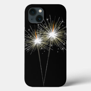 Funken auf Schwarz Case-Mate iPhone Hülle