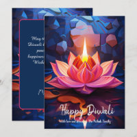 Funken der Gnade Diwali-Karte